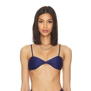 House of Harlow 1960 x REVOLVE Yana Bikini Top Deep Blue XS
